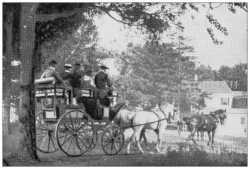 1897年的运动和消遣:马车