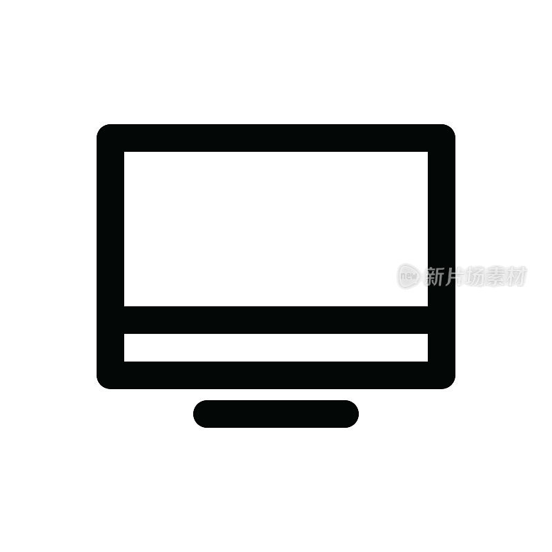 设备细线图标-可编辑笔画