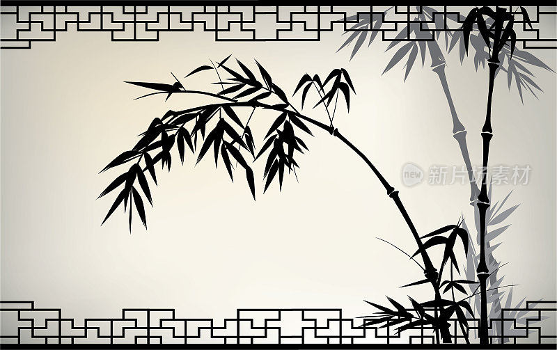 中国传统的竹画