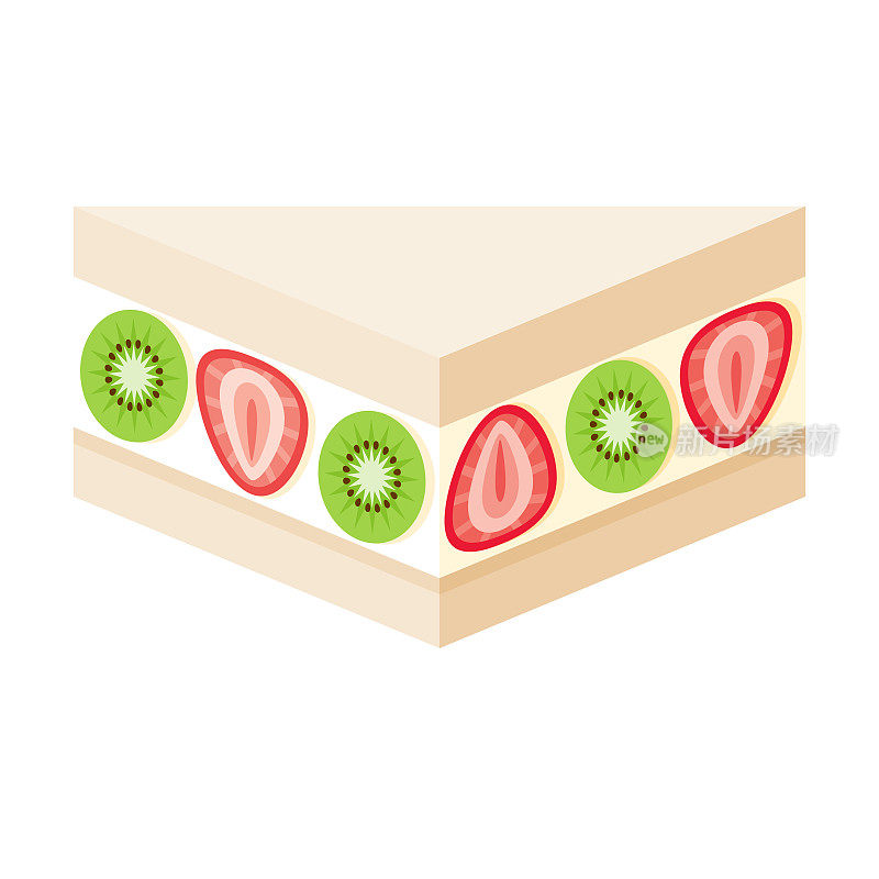 水果Sando图标上透明的背景