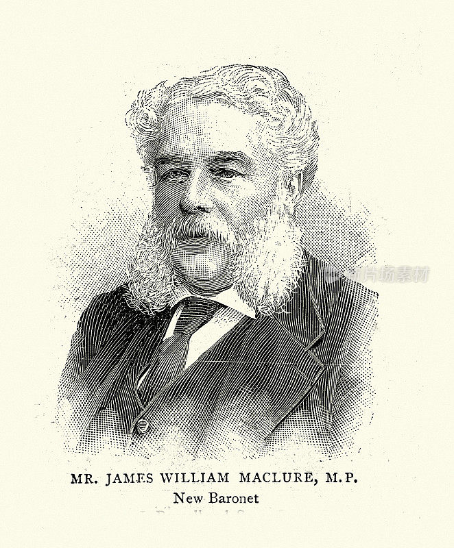 约翰·麦克卢尔爵士，第一男爵，维多利亚时期英国商人，保守党政治家