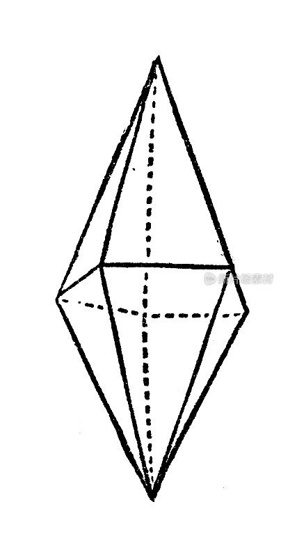 古玩雕刻插图:十面体