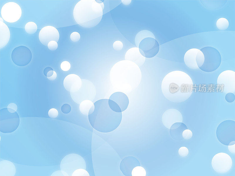 抽象背景苍白花式空间图像与浮动波尔卡点_blue