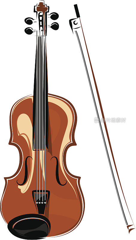 小提琴和弓
