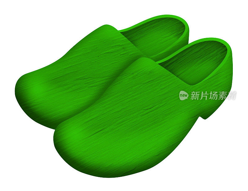 荷兰木鞋——绿色