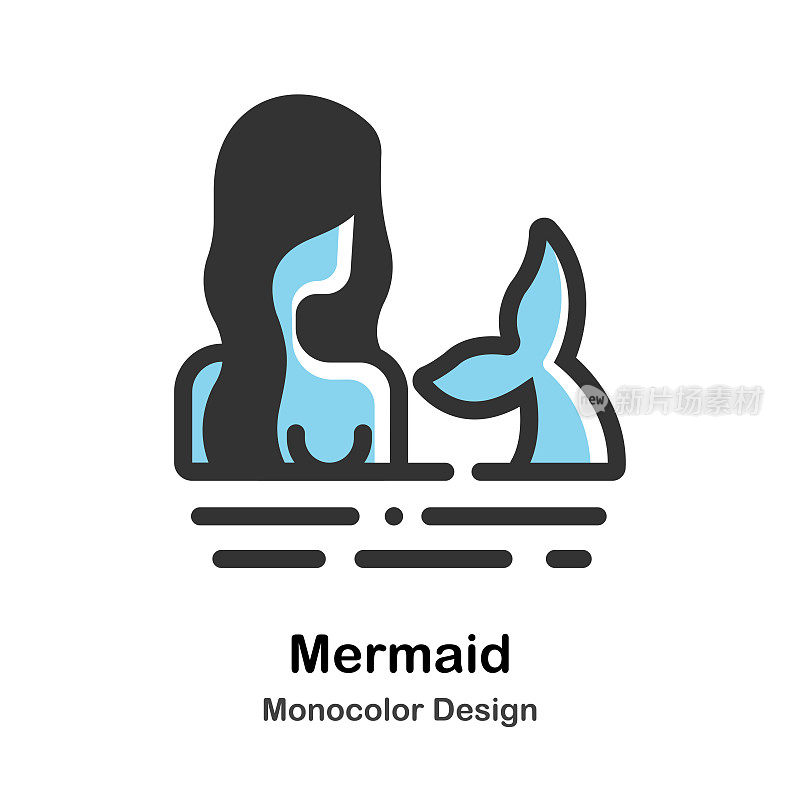 美人鱼Mono-color插图