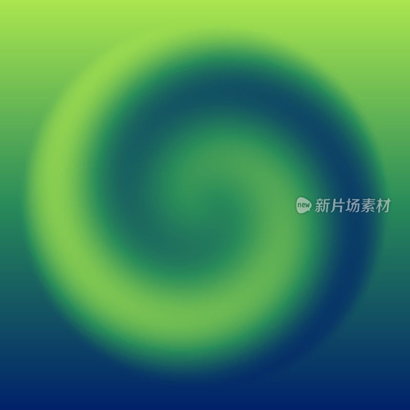 绿色漩涡在一个抽象的梯度背景