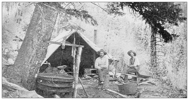 1897年的运动和消遣:露营