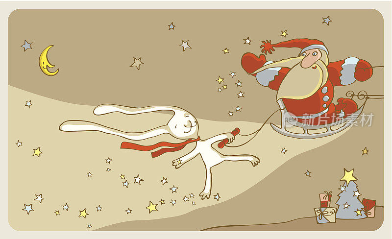 白兔和圣诞老人