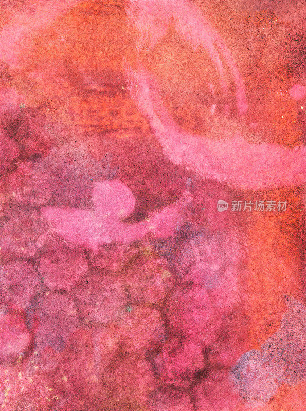 纹理背景与明亮的粉红色和橙色的颜色