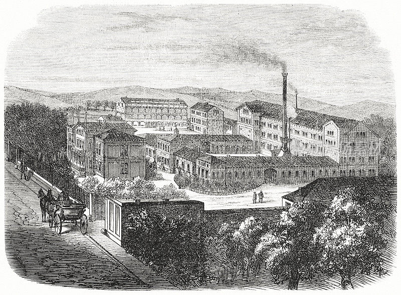 阿沙芬堡的弗朗茨德绍尔彩纸和胶水厂