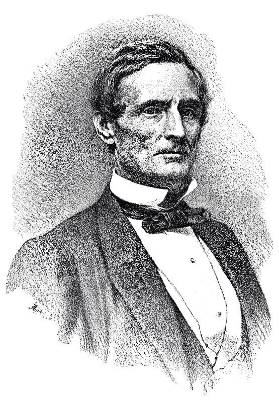 美国总统杰斐逊?戴维斯(Jefferson Davis)