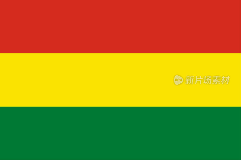 矢量玻利维亚国旗设计