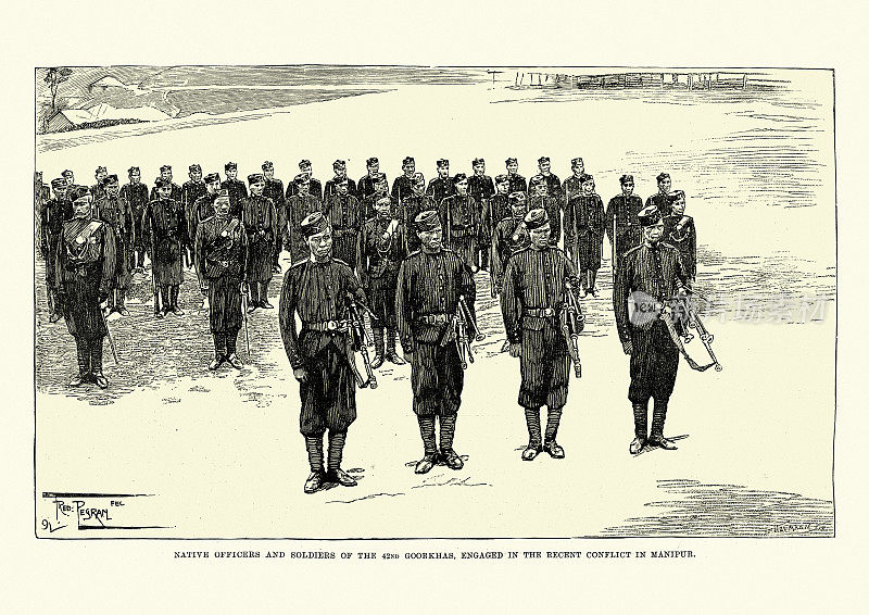 廓尔喀轻步兵团第42团士兵