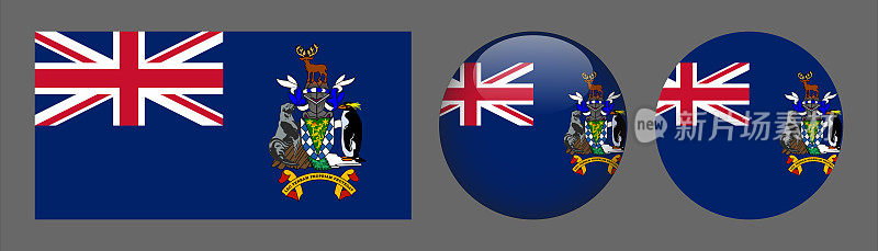 南乔治亚和南桑威奇群岛国旗集