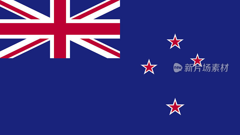 新西兰国旗的Eps文件-新西兰国旗矢量文件