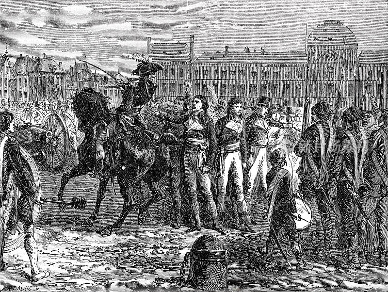 法国大革命:大会离开杜伊勒里宫