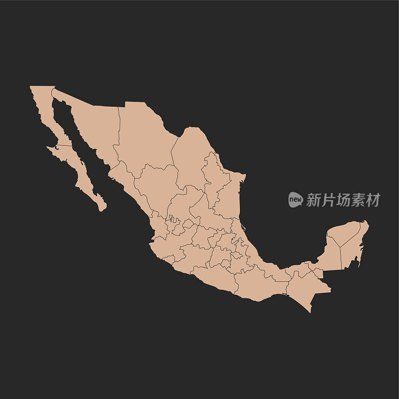 墨西哥地图