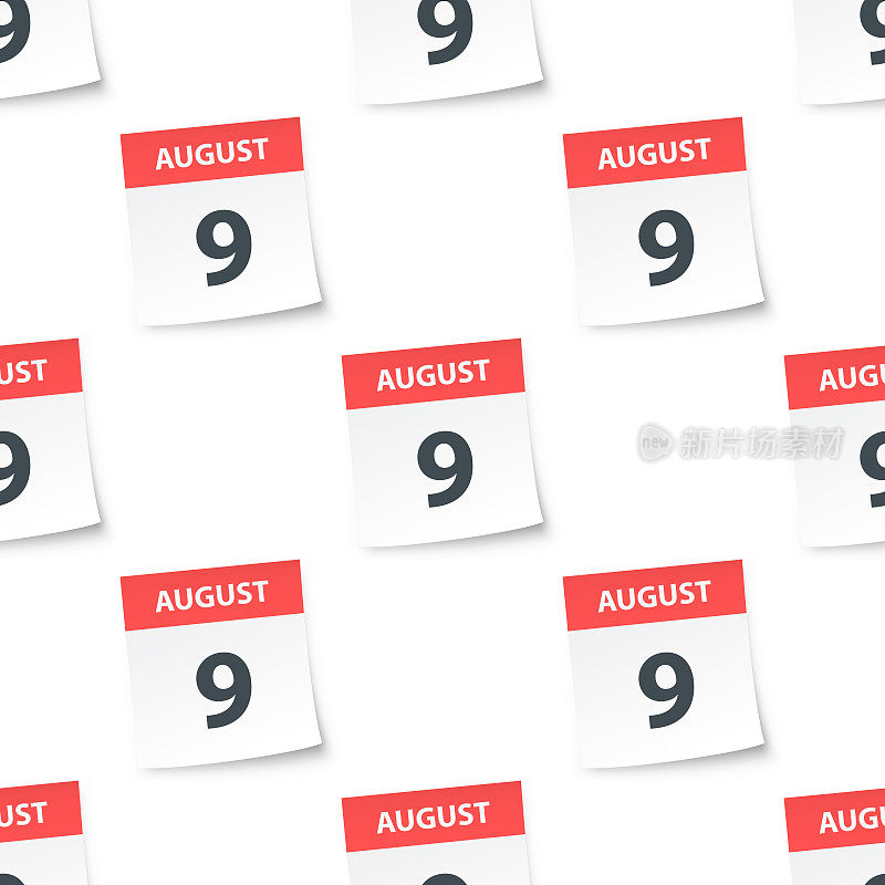 8月9日-每日日历无缝模式