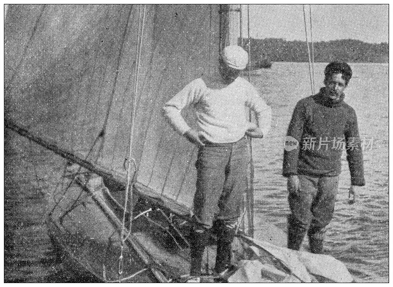 1897年的运动和消遣:帆船，FB琼斯和W欧文泽勒加