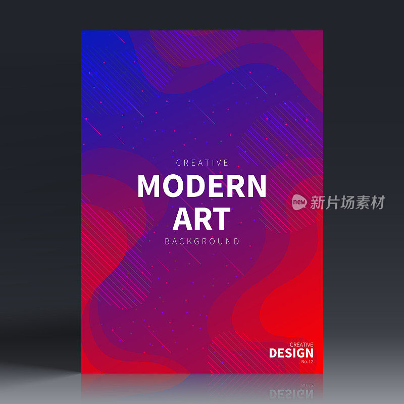 宣传册模板排版，红色封面设计，商业年报，宣传单，杂志