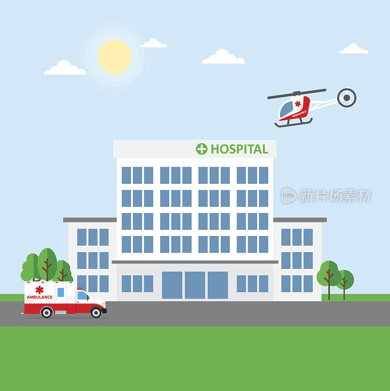 市医院大楼或诊所