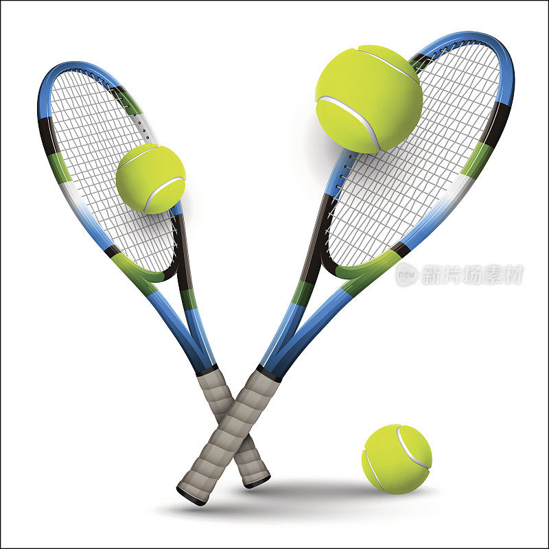 矢量网球符号为设计元素，网球、网球r