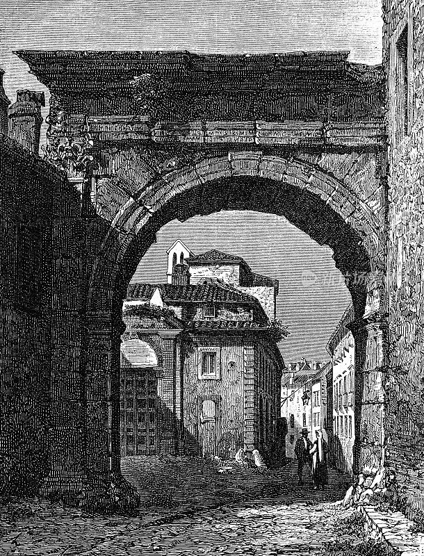 罗马，伽利努斯拱门