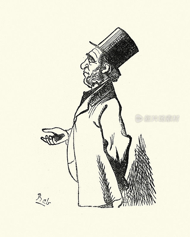 沉闷和暴躁的人,维多利亚时代的伦敦人物,1850年代