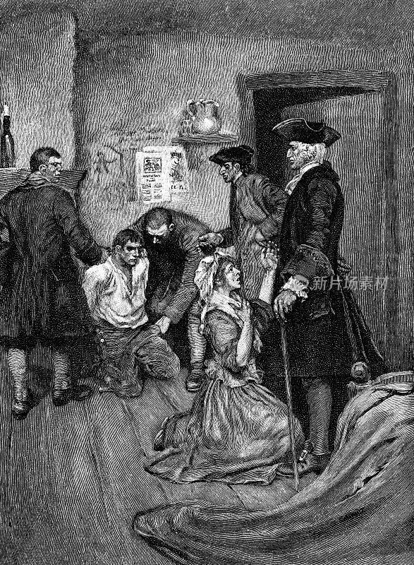 18世纪，杰克・谢泼德在英国伦敦被捕