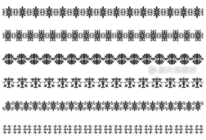 装饰边框矢量集