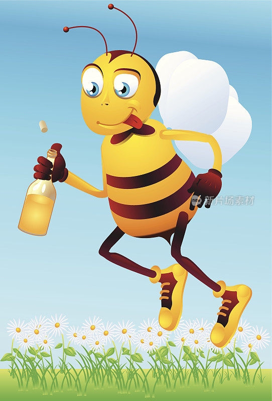 蜜蜂喝