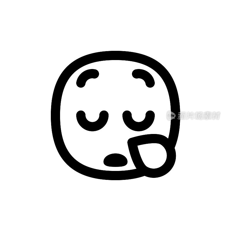 表情符号线条艺术