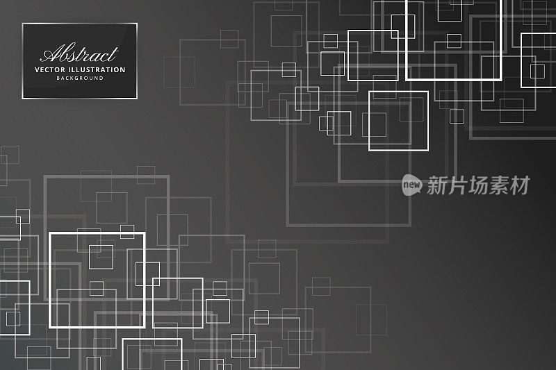 抽象方形无缝图案背景