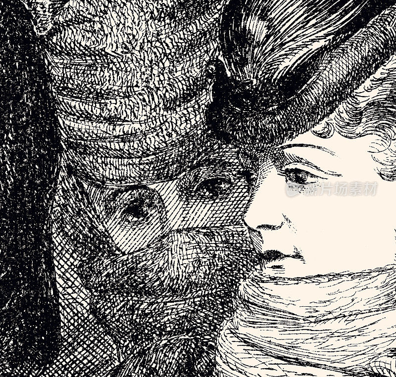 1871年戴面罩的妇女(xxxl)