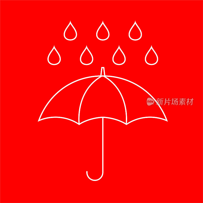 雨图标