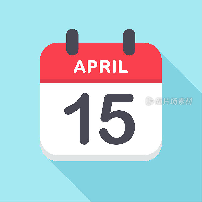 4月15日-日历图标