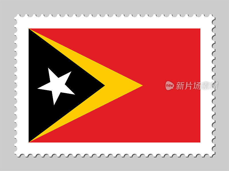 东帝汶国旗邮票