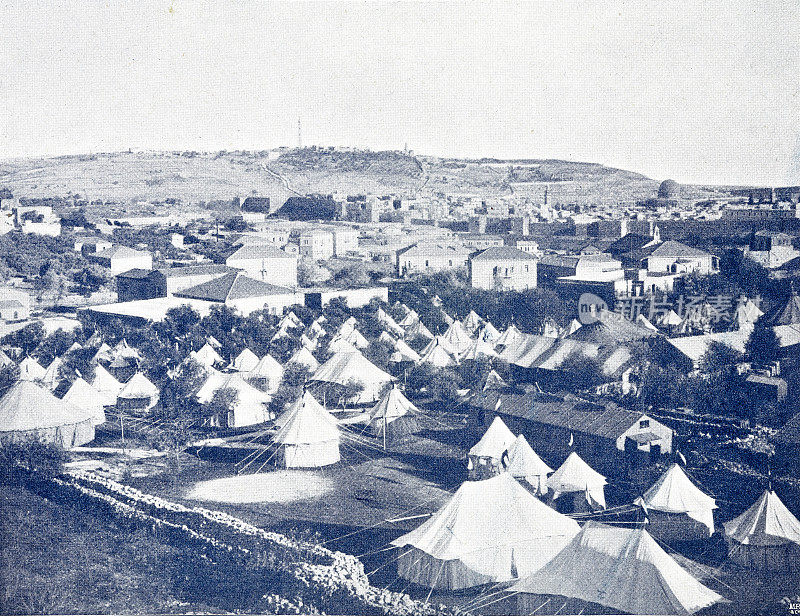 耶路撒冷，威廉二世的帐篷营地