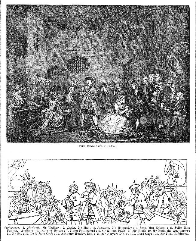 《乞丐的歌剧》，讽刺，18世纪