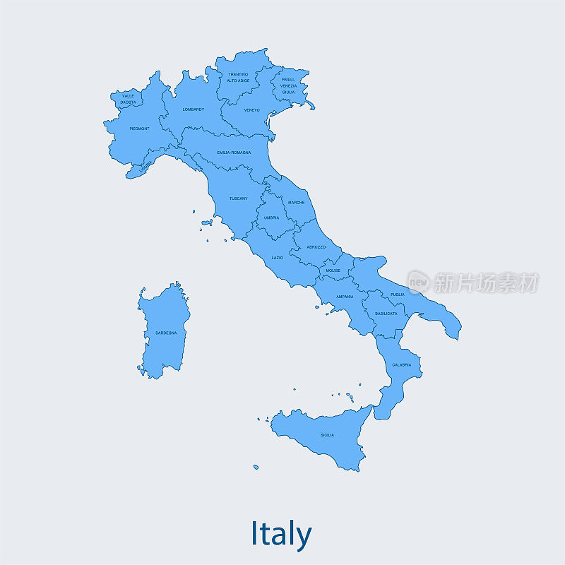 意大利地图