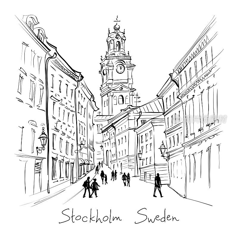 瑞典斯德哥尔摩的Storkyrkan教堂