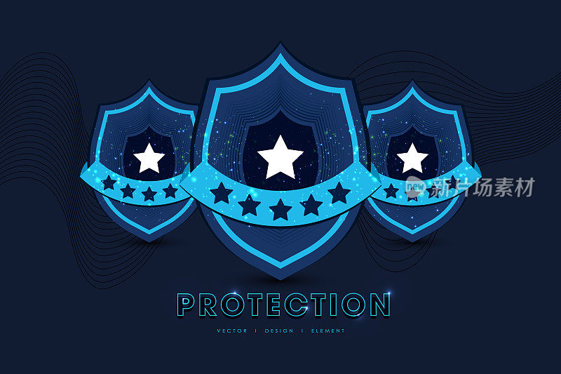 盾，象征着保护和可靠