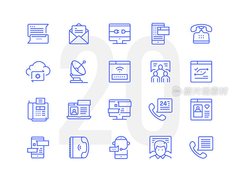 通信线路图标设置