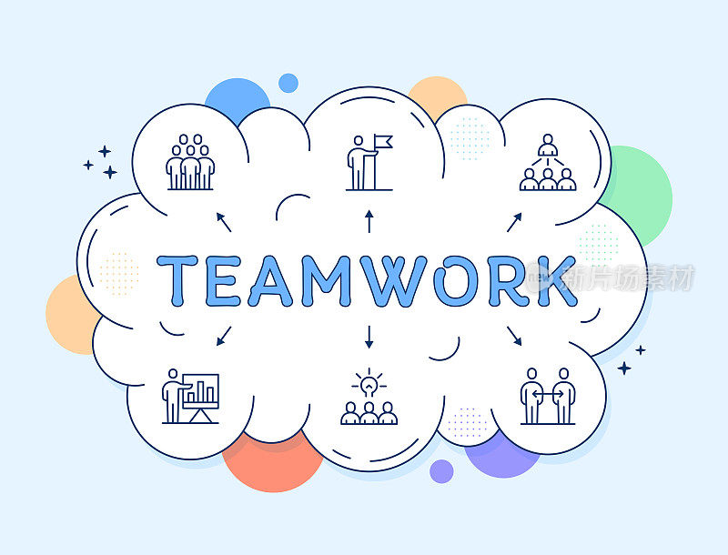 团队合作图标设计
