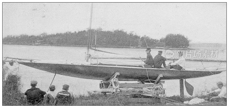 1897年的运动和消遣:鞑靼人的游艇