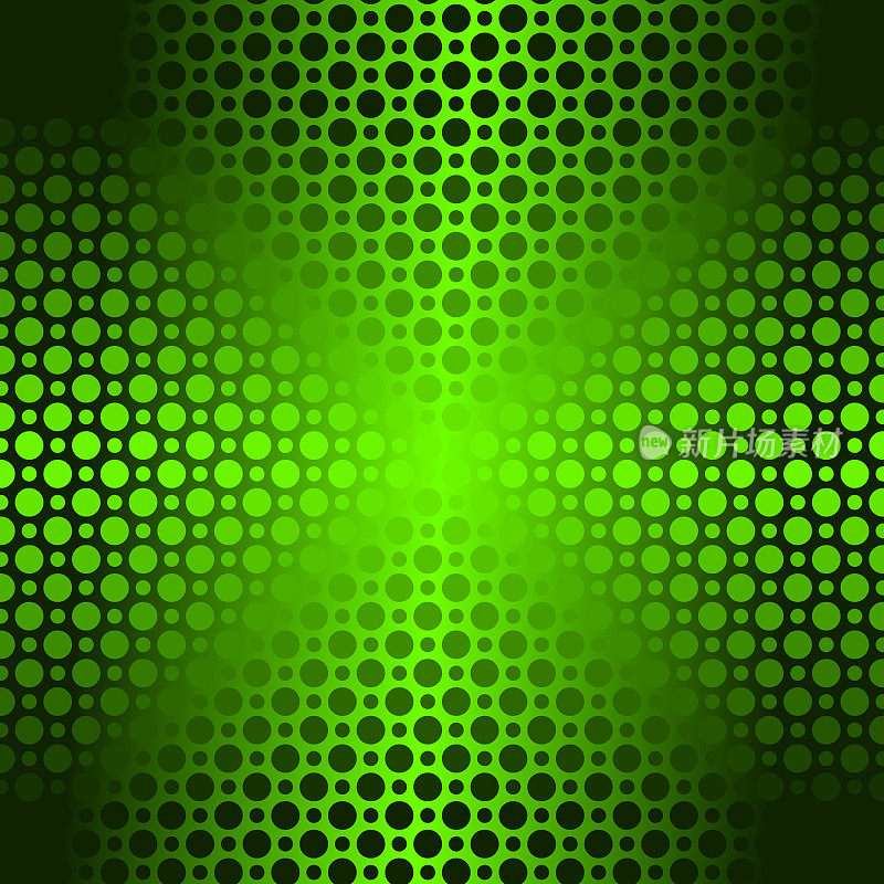 绿色双梯度和双网格图案的圆圈