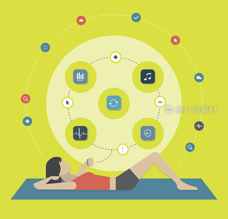 Health-Tech-Illustration_Woman_Sit_Up