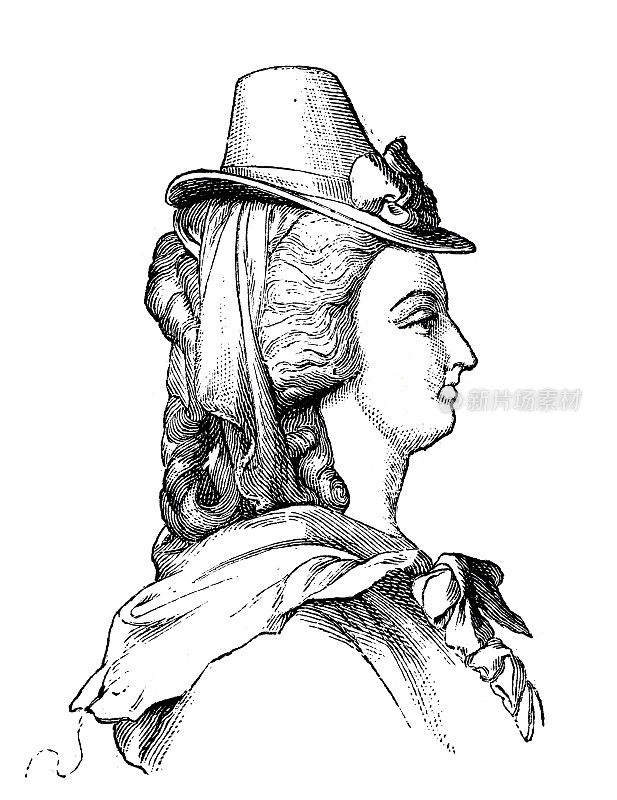 玛丽・安托瓦内特画像，西装在逃