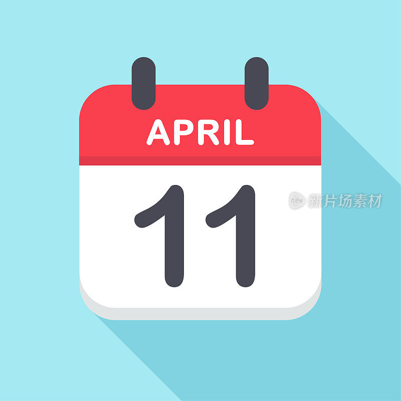 4月11日-日历图标